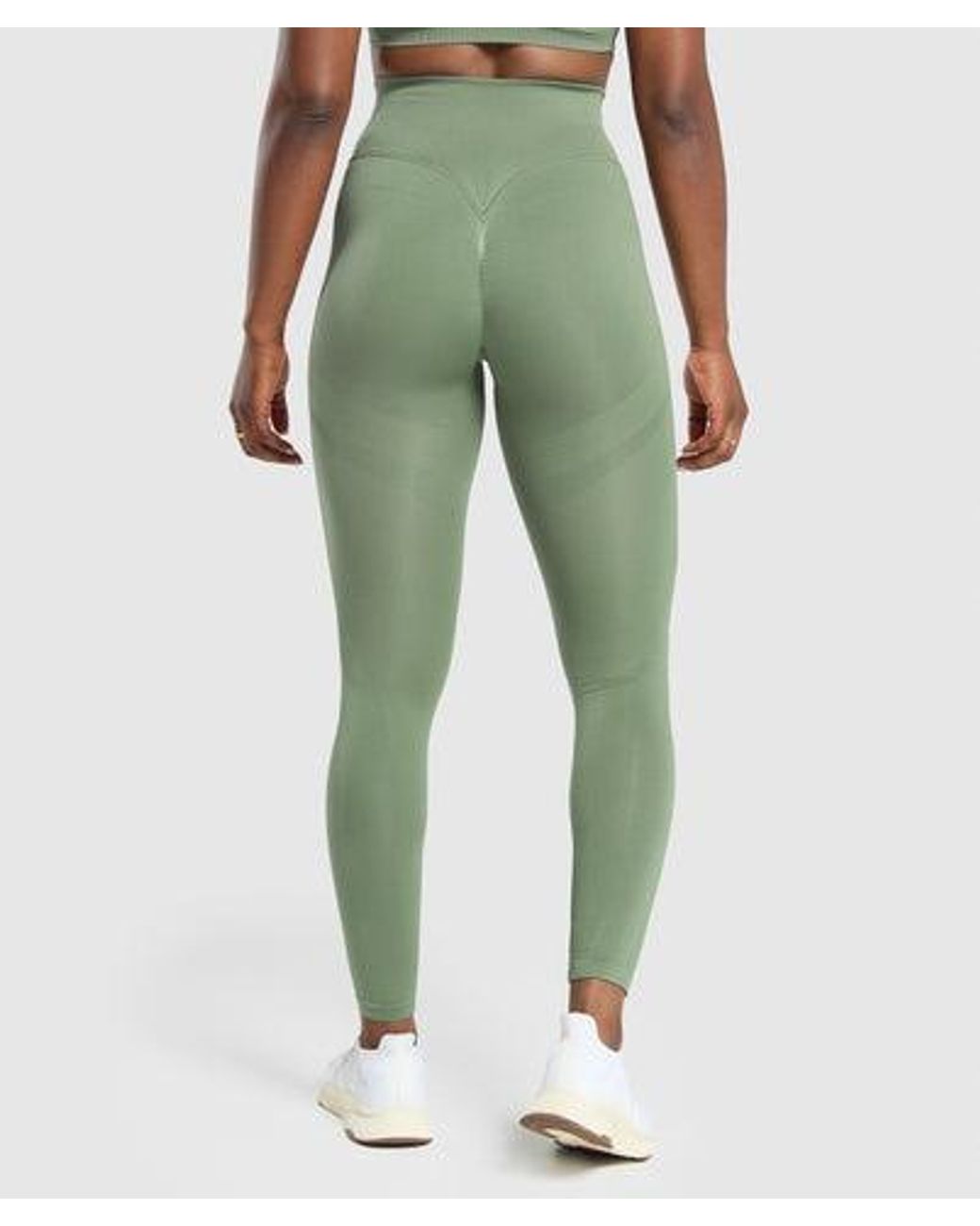 GYMSHARK Green Activate Seamless Leggings