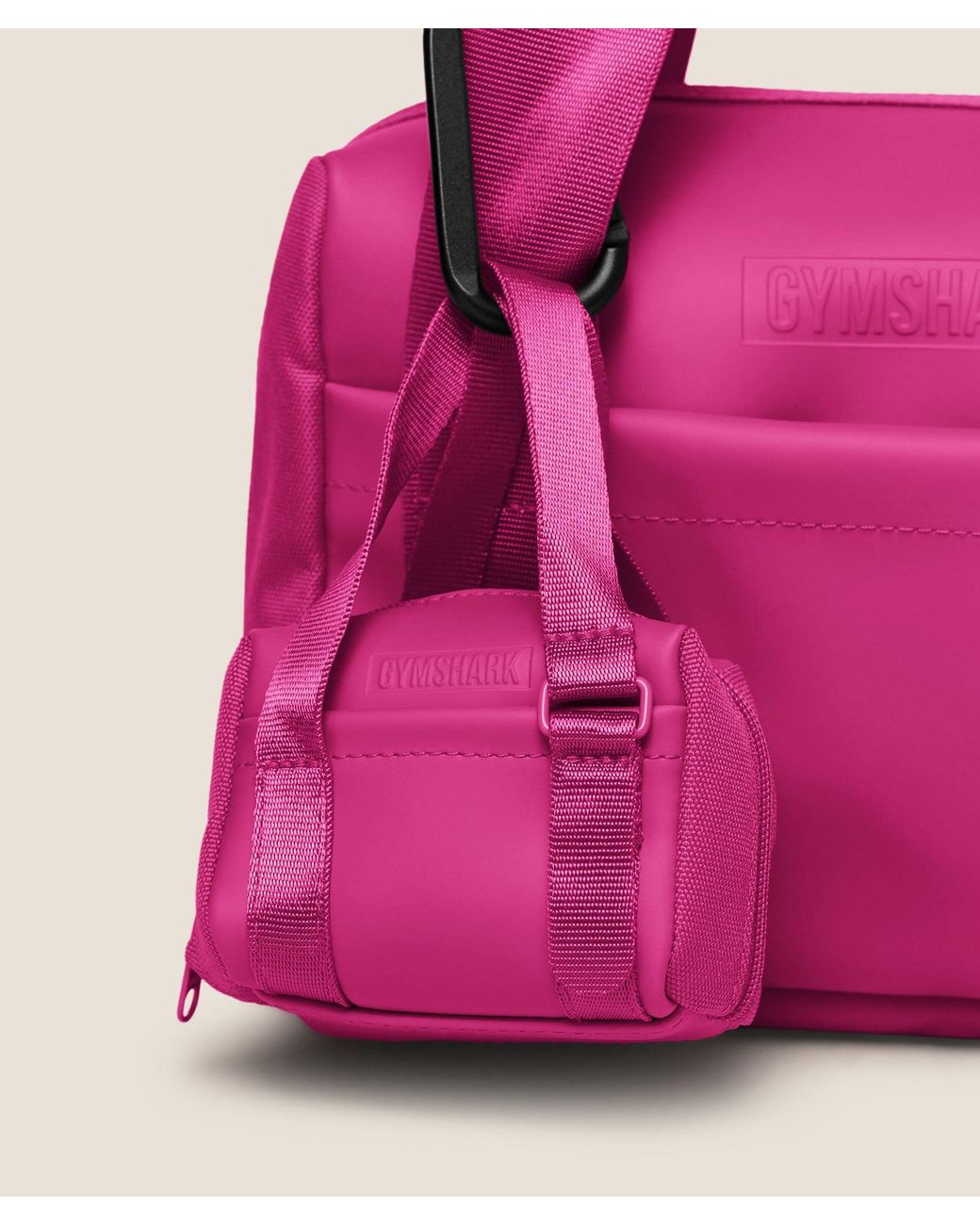 GYMSHARK Pink Everyday Mini Holdall Keychain