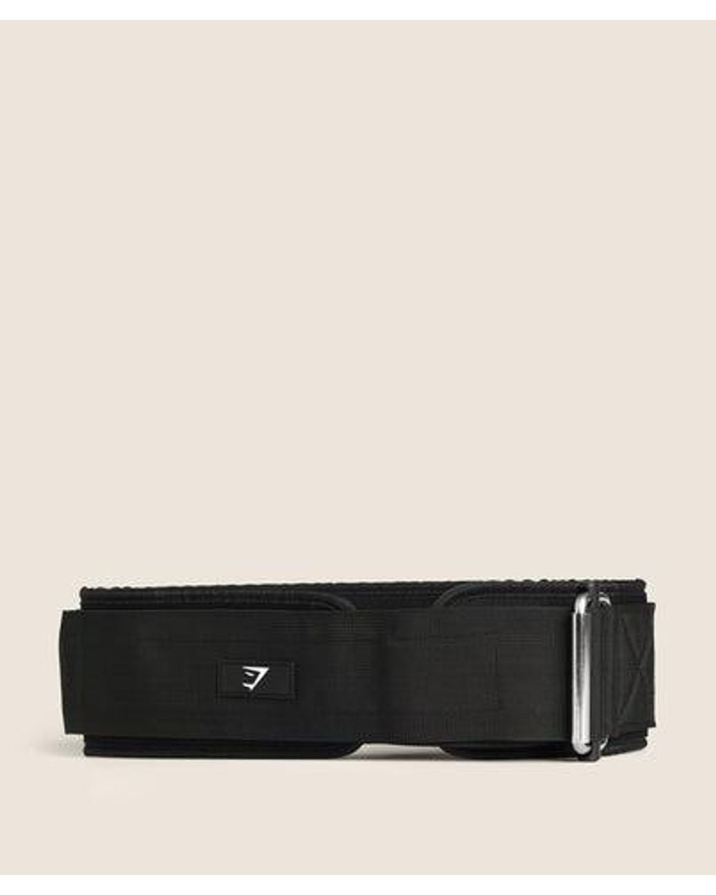 GYMSHARK Black Velcro Weightlifting Belt