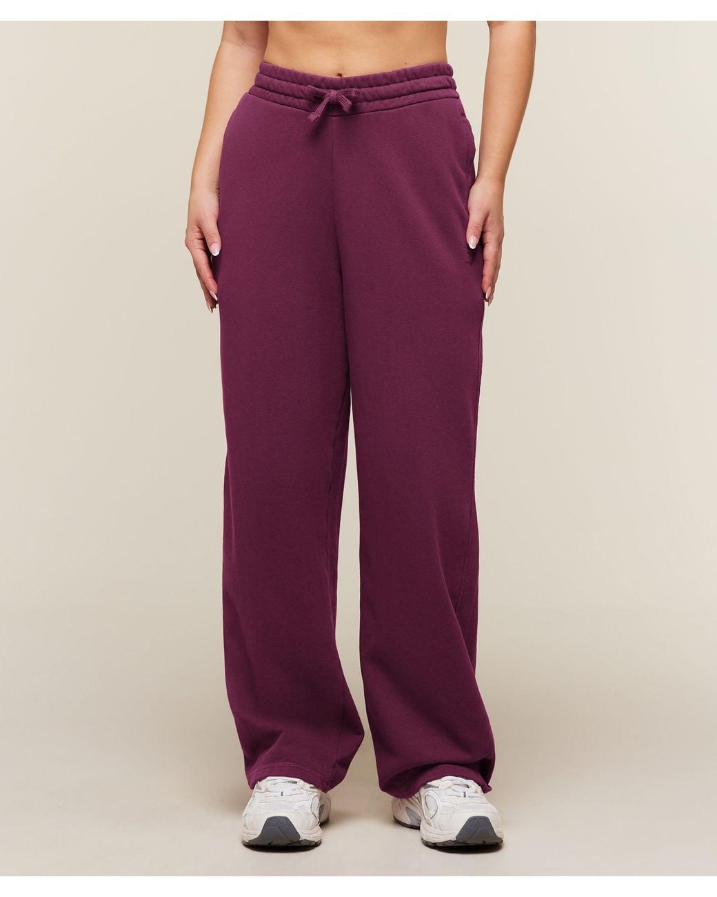 GYMSHARK Purple Power Straight Leg Pants Short