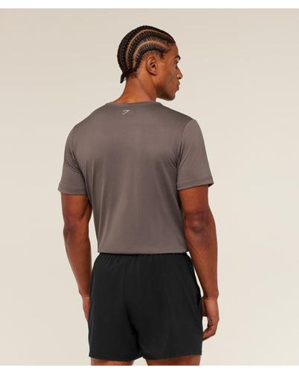 GYMSHARK Brown Built For More T-Shirt for men
