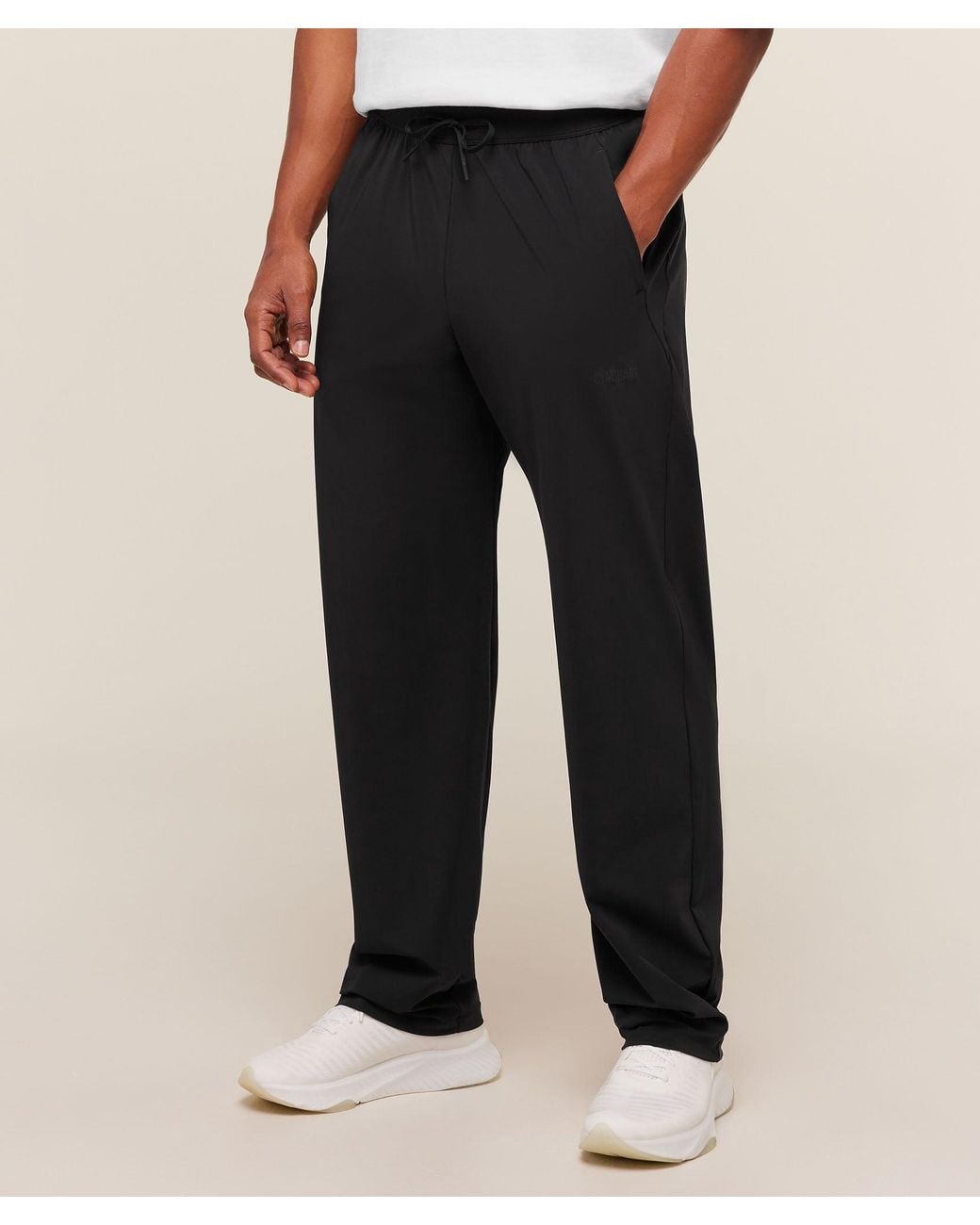 GYMSHARK Black Hybrid Joggers for men