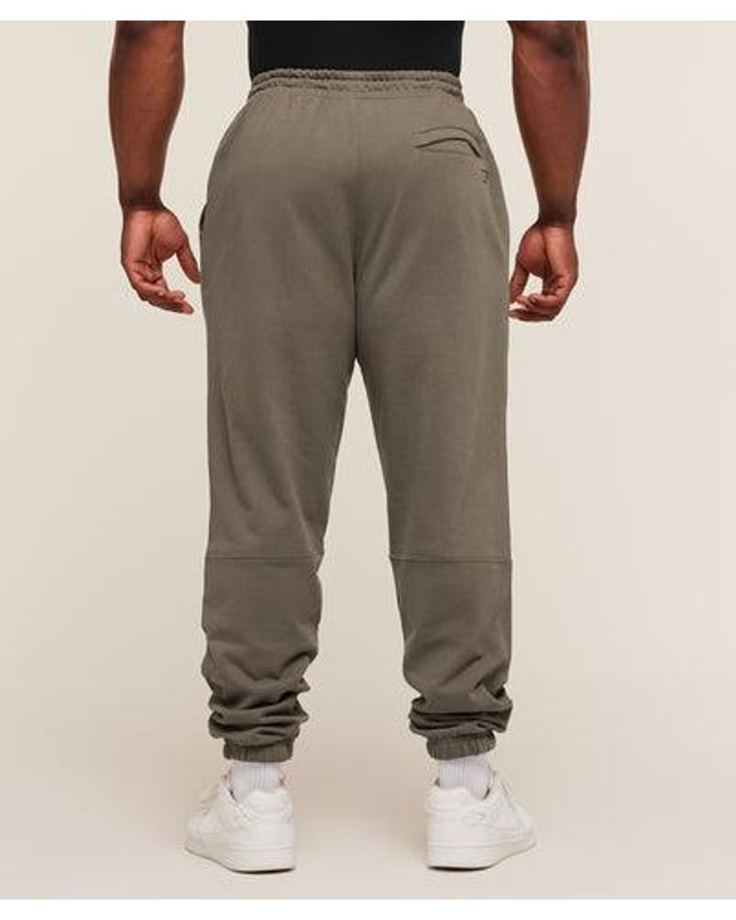 GYMSHARK Natural Olde English Joggers for men