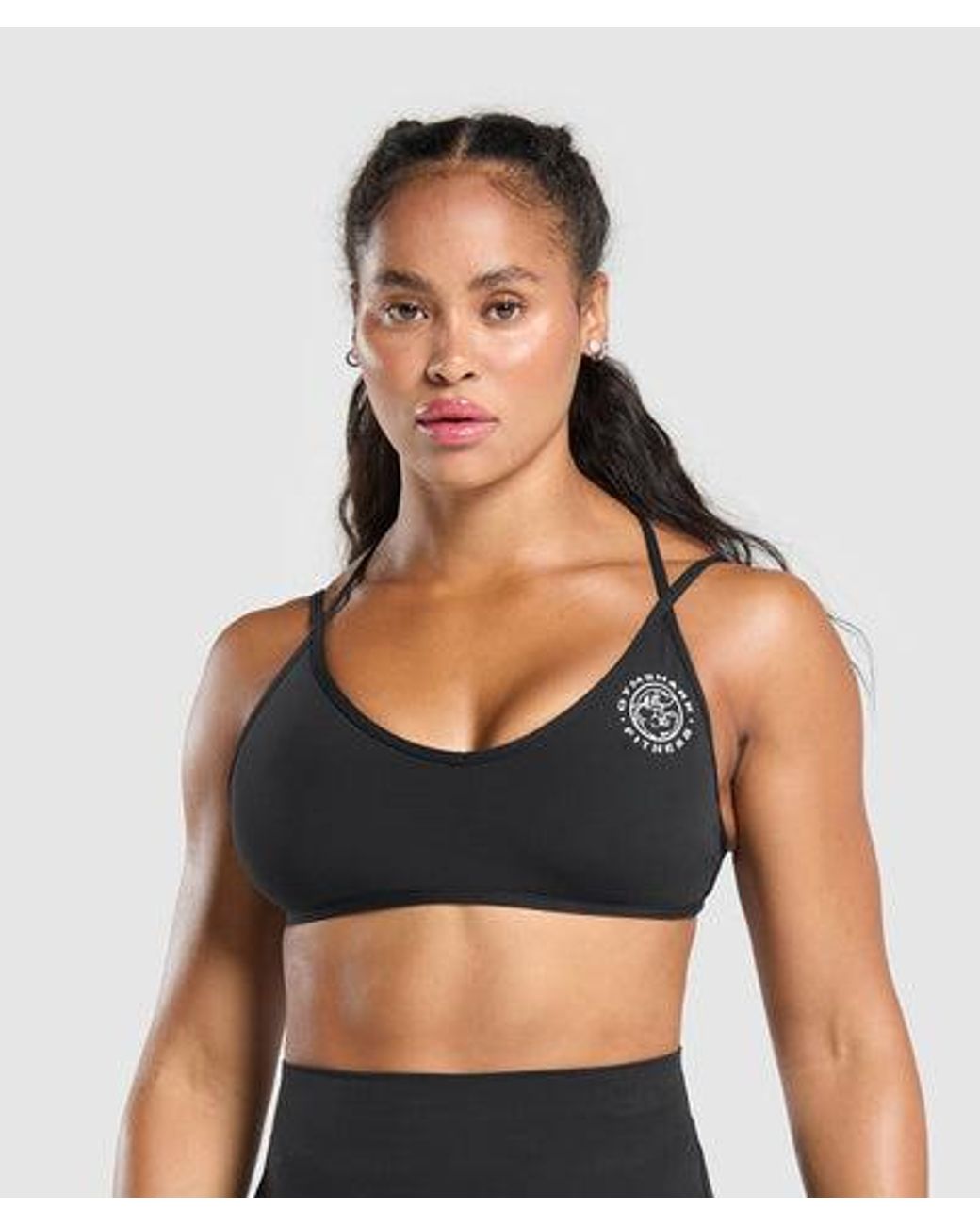 GYMSHARK Black Legacy Bra