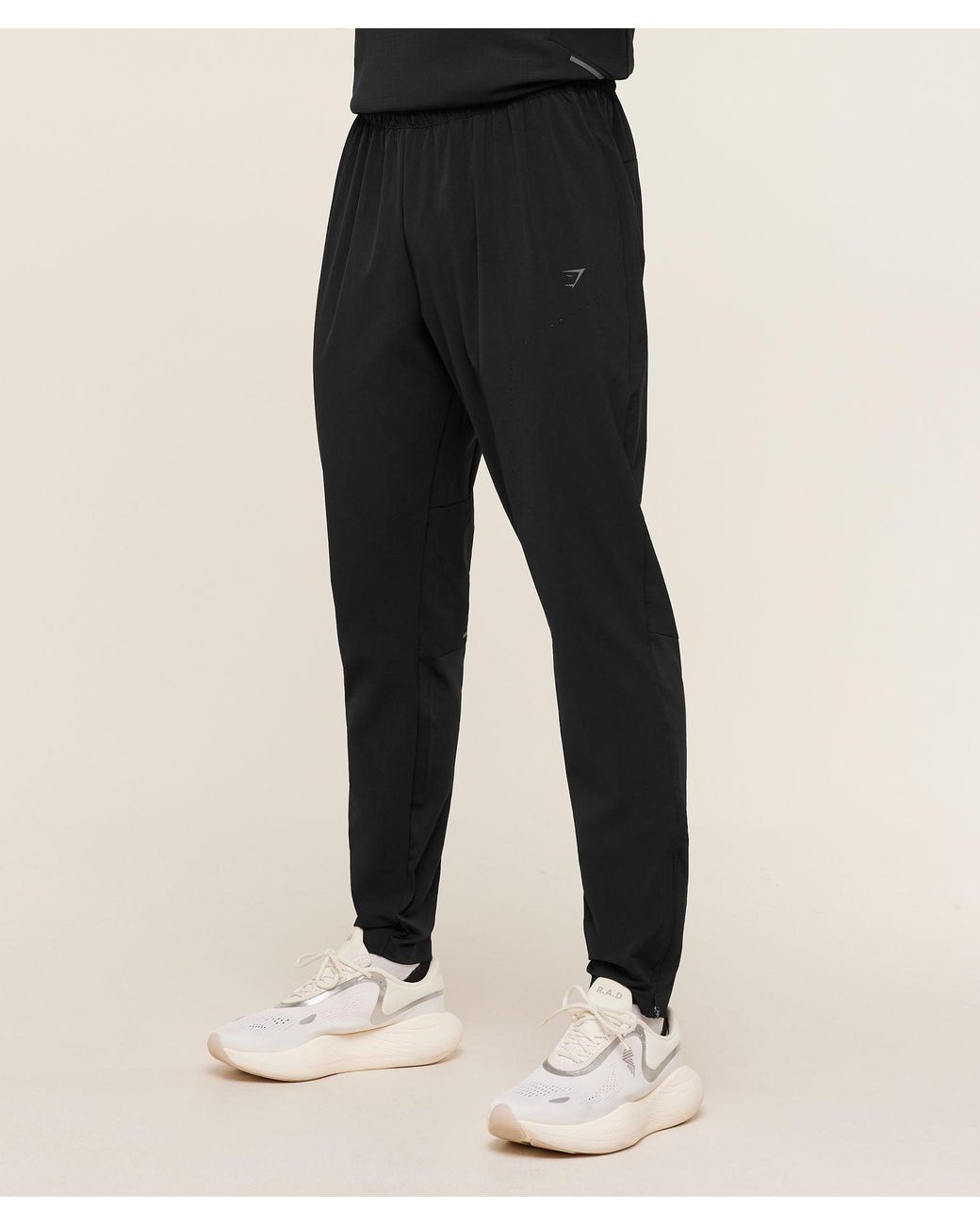 GYMSHARK Black Running Elite Joggers for men