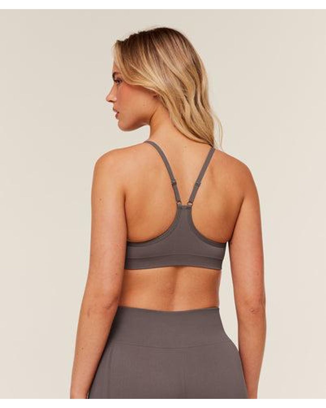 GYMSHARK Red Everyday Seamless Racerback Sports Bra