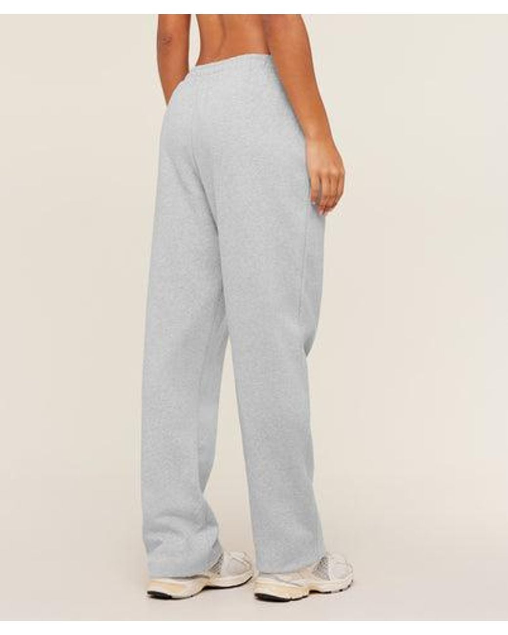 GYMSHARK Gray Training Fleece Straight Leg Tall Pants