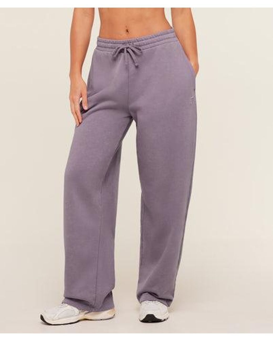 GYMSHARK Purple Power Washed Joggers