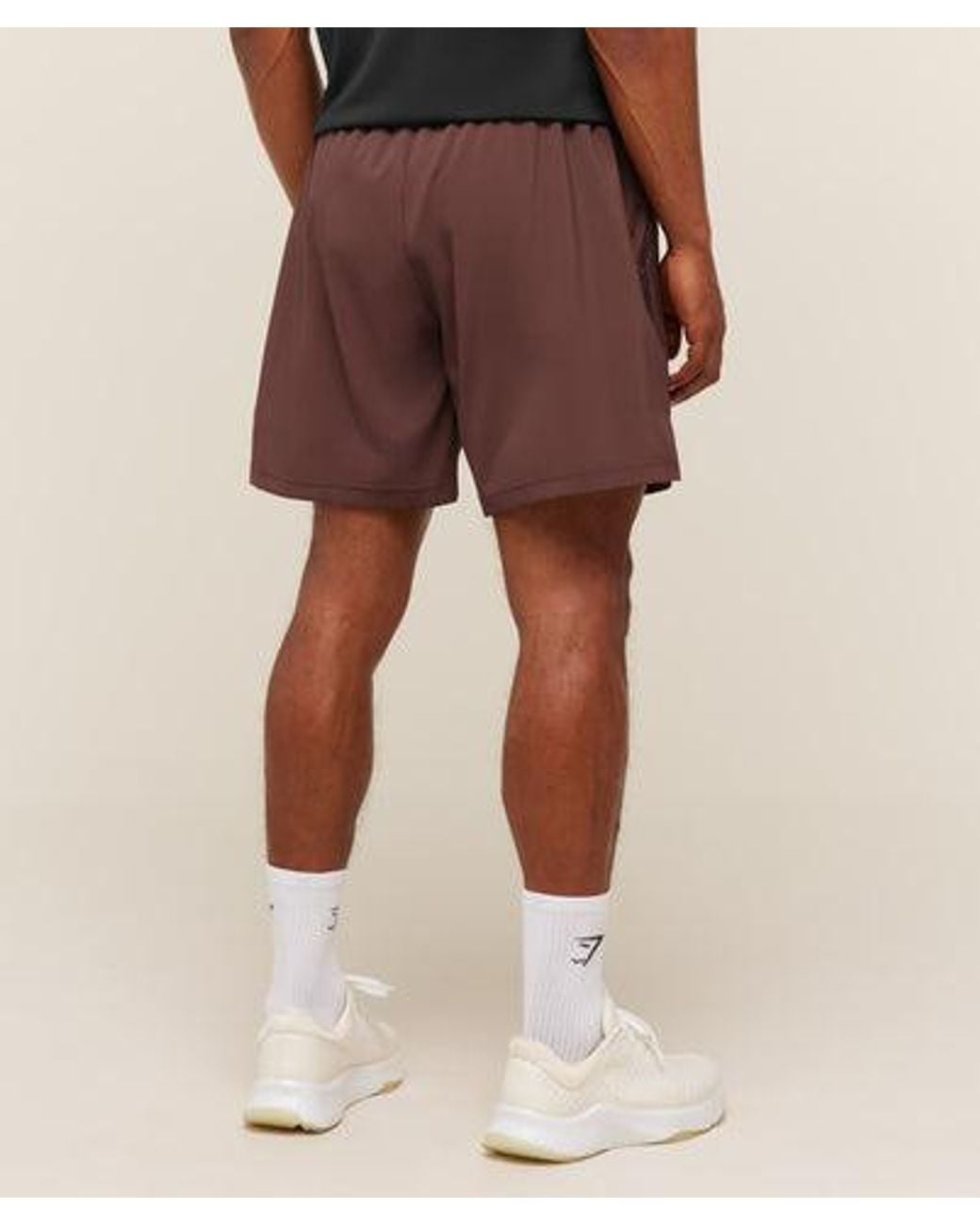 GYMSHARK Red Sport 7" Shorts for men