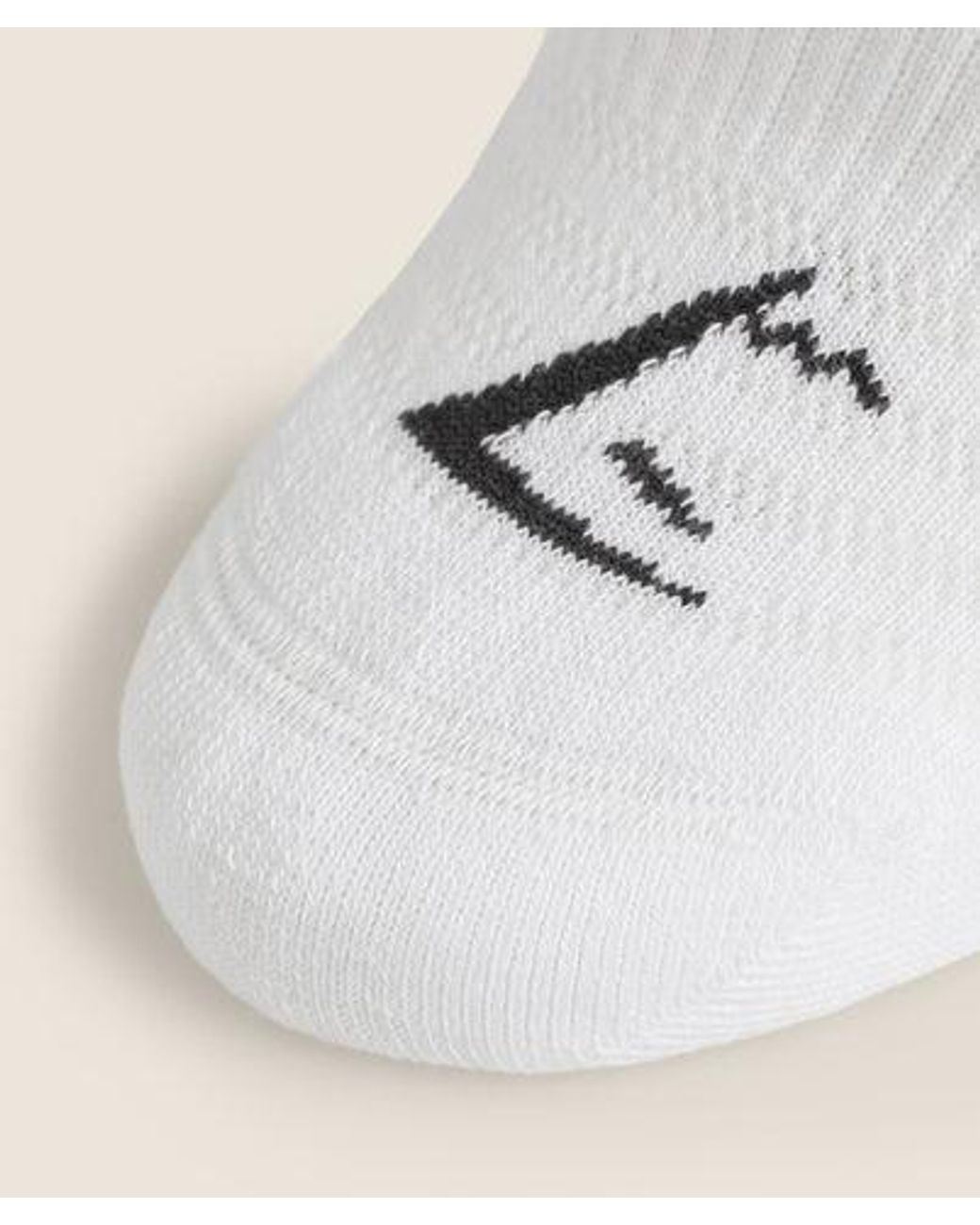 GYMSHARK Natural Trainer Sock 5Pk