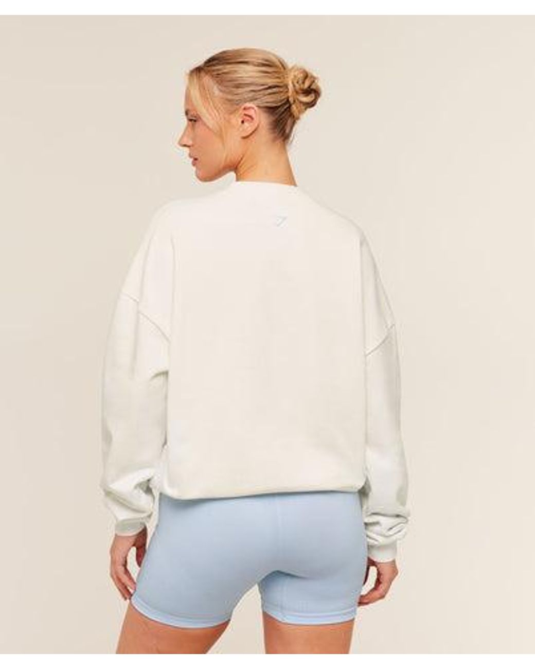 GYMSHARK Natural Lifestyle Club Graphic Sweatshirt