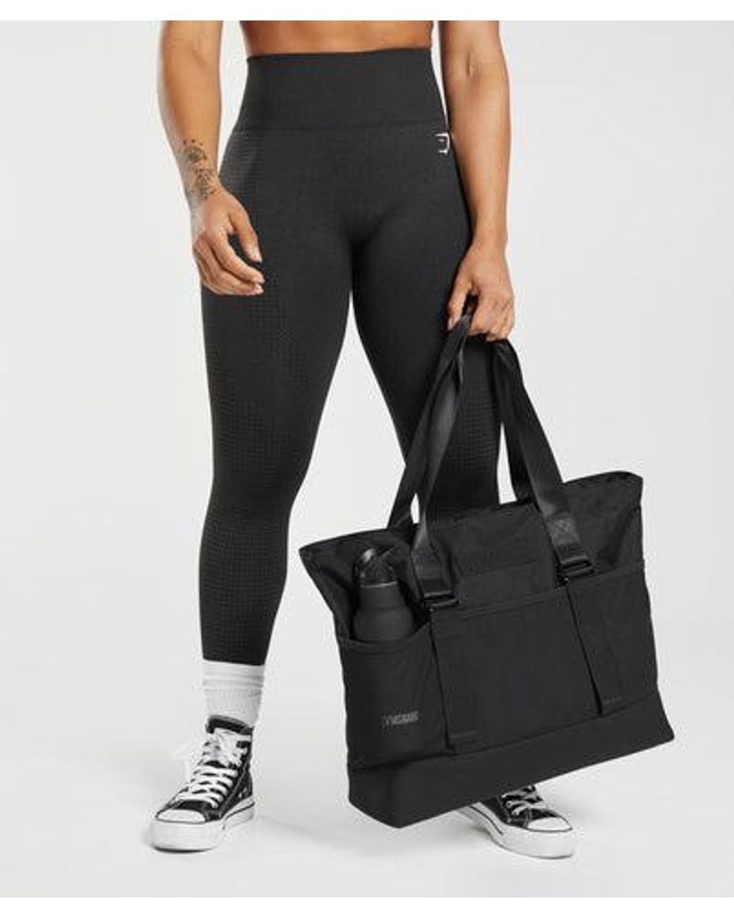 GYMSHARK Black Everyday Tote