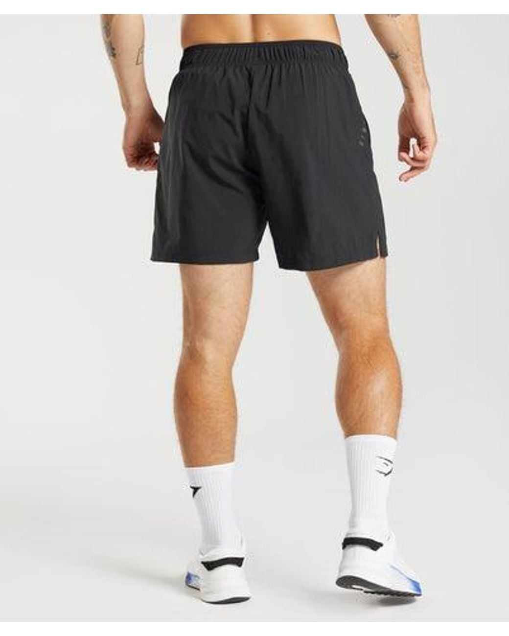 GYMSHARK Black Sport 7" Shorts for men
