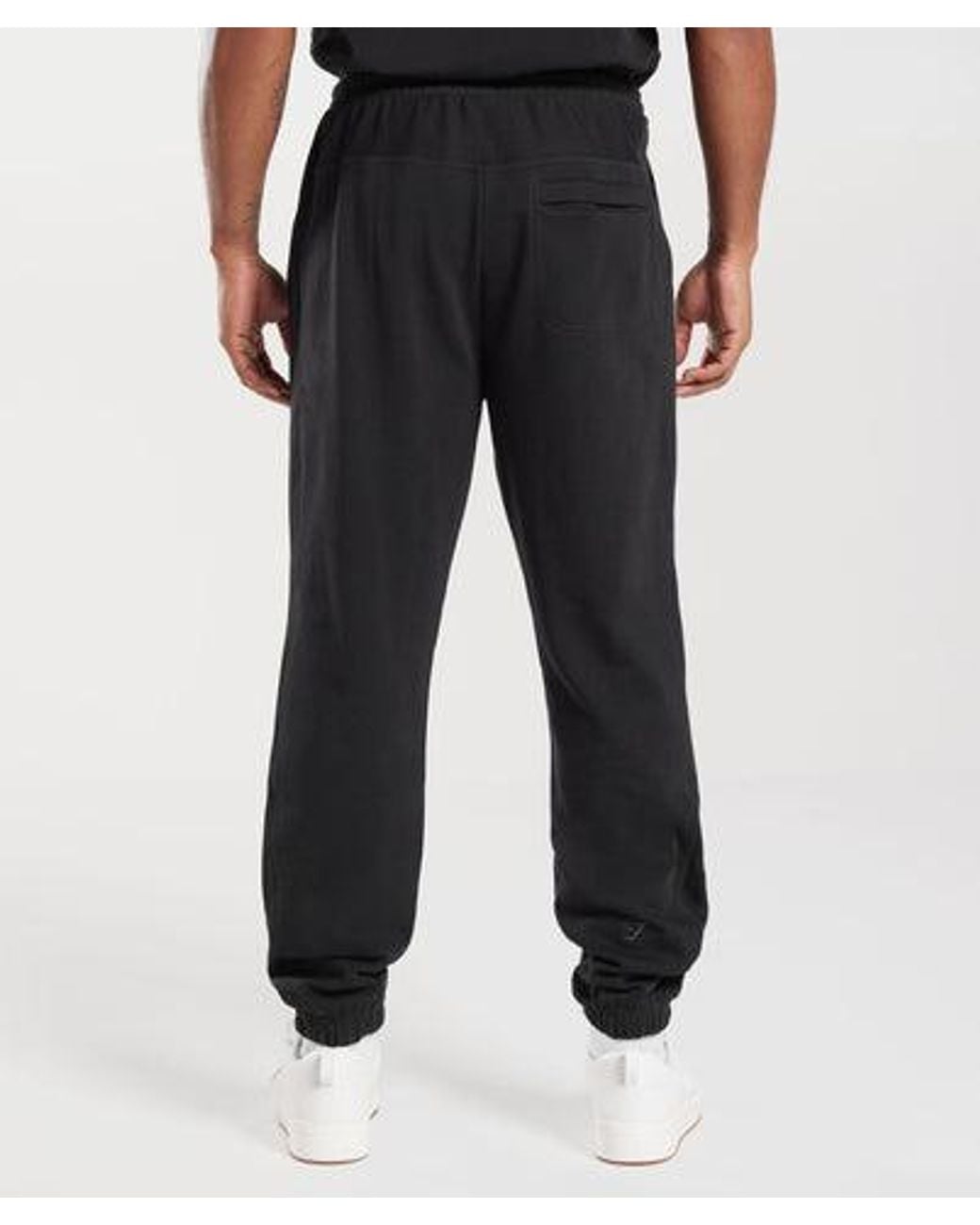 GYMSHARK Black Rest Day Pant for men