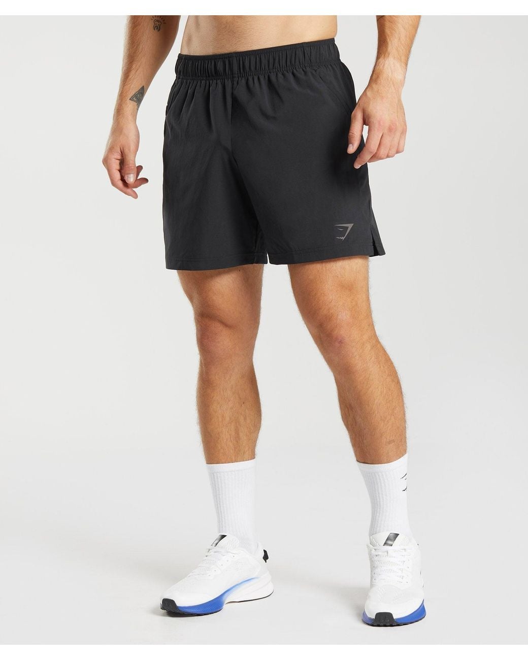 GYMSHARK Black Sport 7" Shorts for men