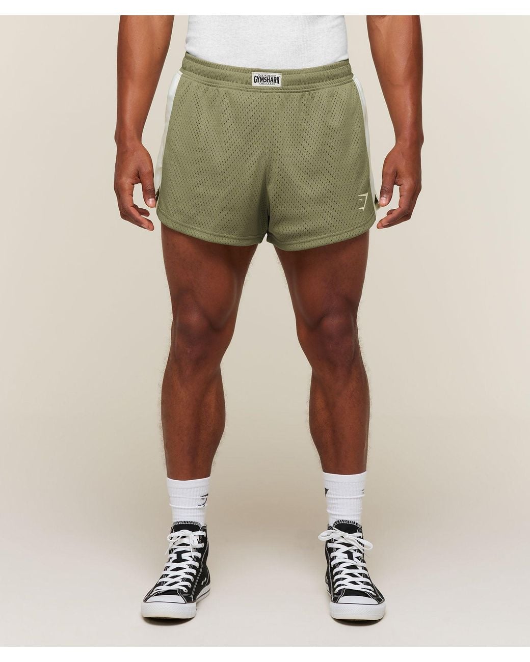 GYMSHARK Natural Lifting Icons 3" Shorts for men