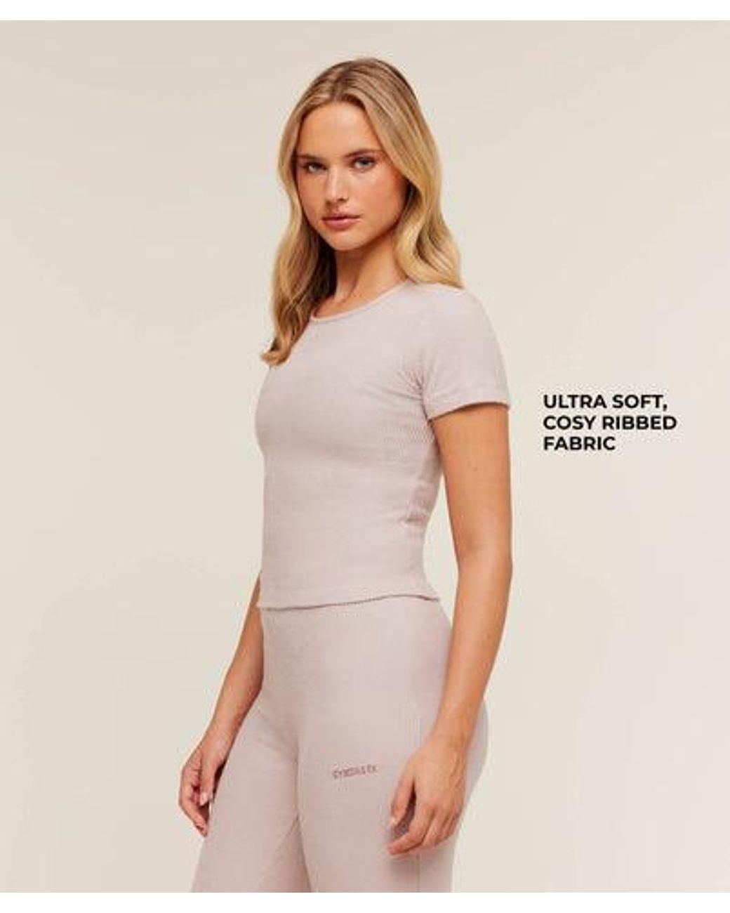 GYMSHARK Natural Supersoft T-Shirt