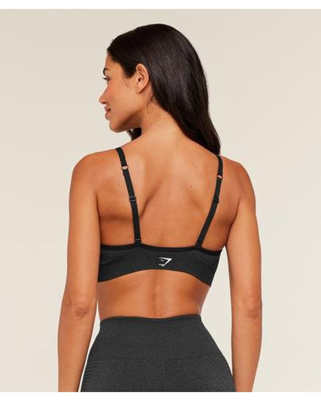 GYMSHARK Black Vital Sports Bra