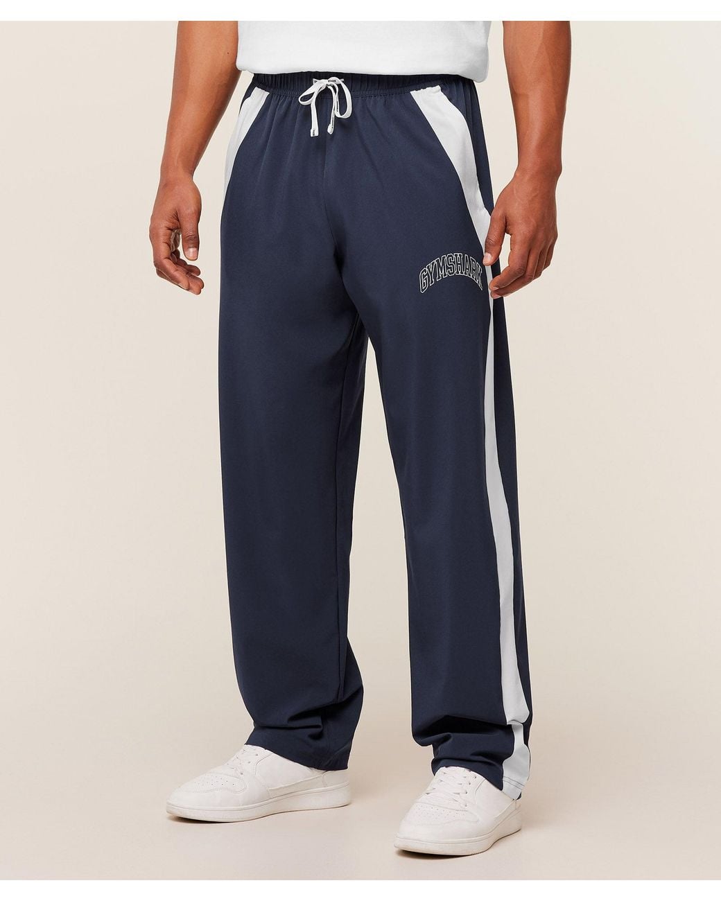 GYMSHARK Blue Collegiate Tech Pant for men