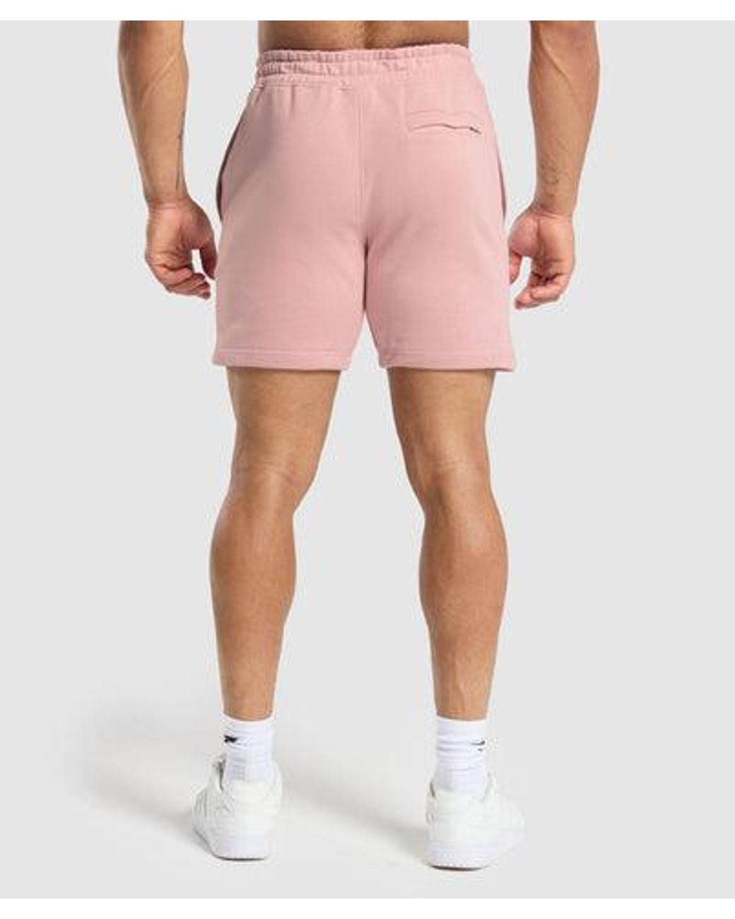 GYMSHARK Pink Heavy Duty Apparel 7" Shorts for men