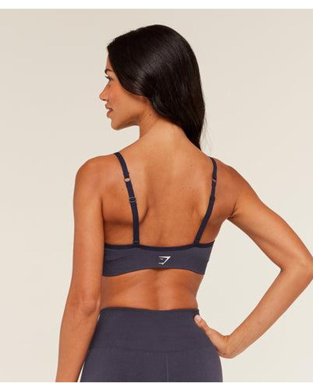 GYMSHARK Blue Vital Sports Bra