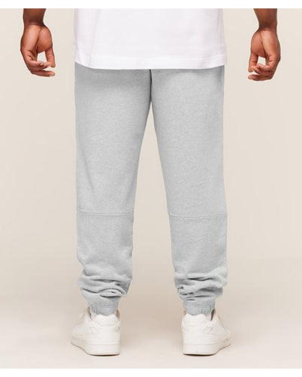 GYMSHARK Gray Olde English Joggers for men