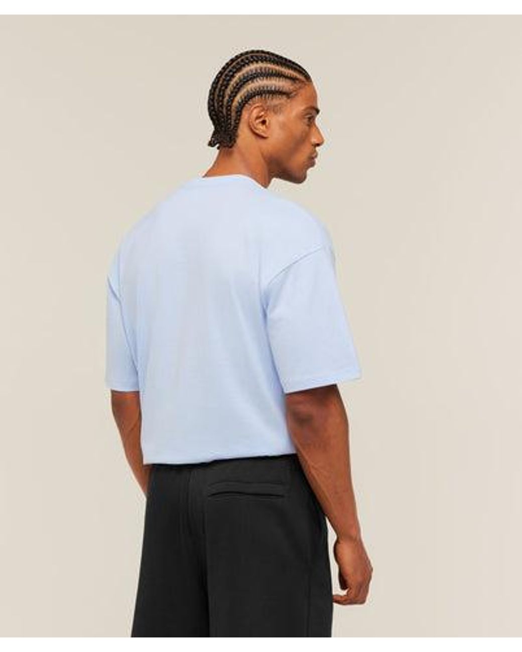 GYMSHARK White Crest Oversized T-Shirt for men