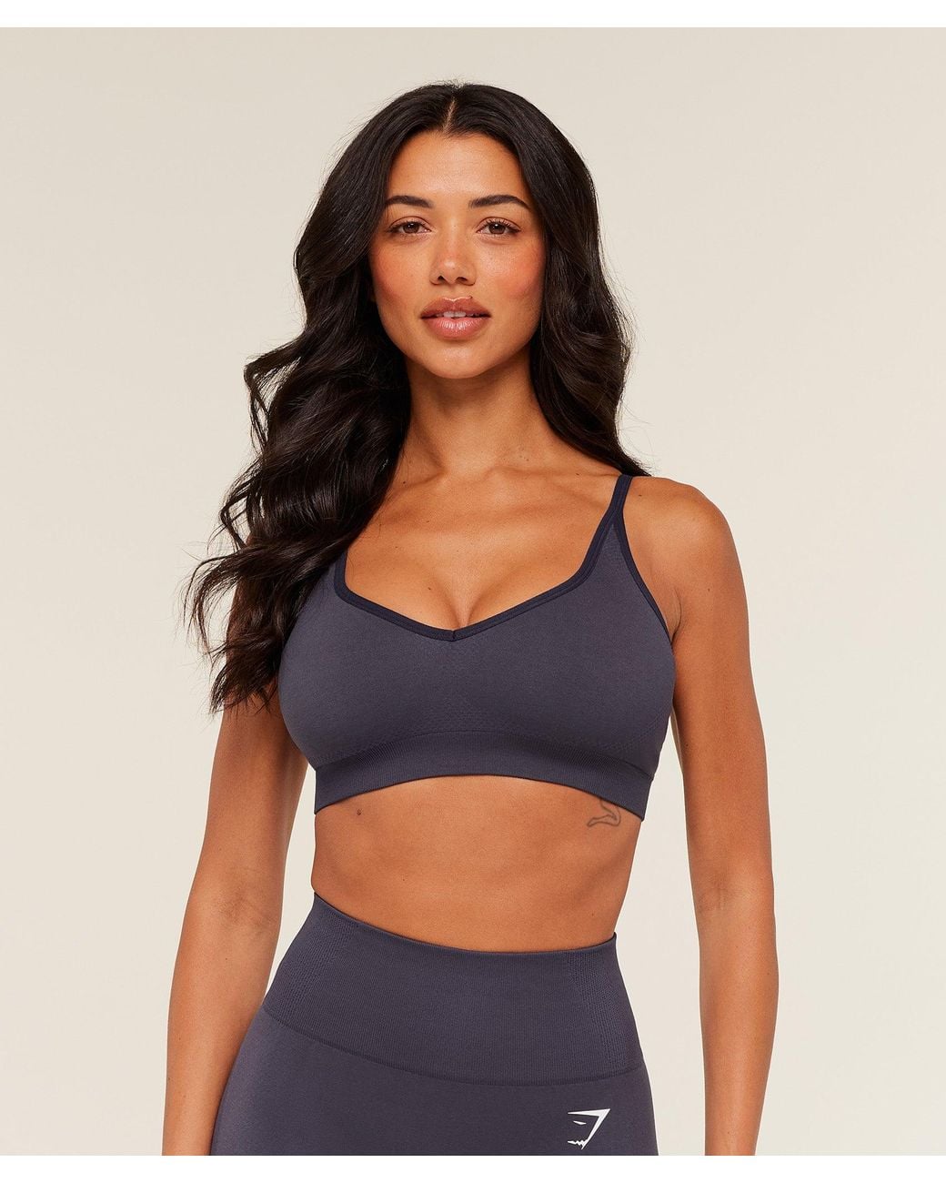 GYMSHARK Blue Vital Sports Bra