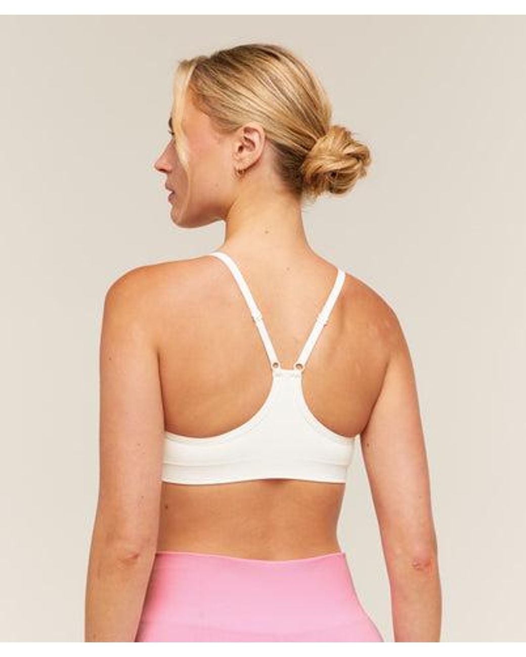 GYMSHARK Red Everyday Seamless Racerback Sports Bra