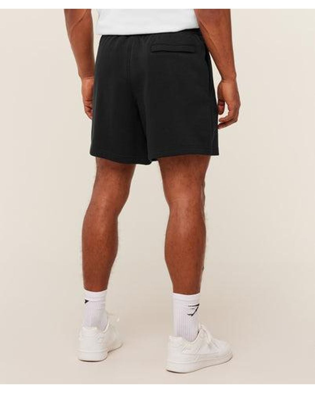 GYMSHARK Black Crest Short for men