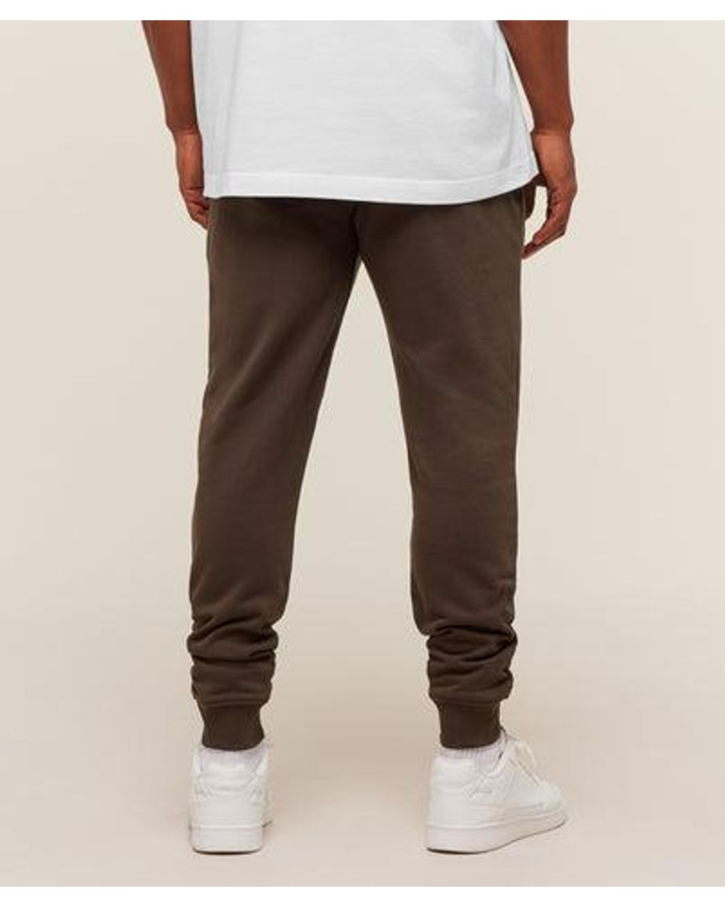 GYMSHARK Black Crest Joggers for men