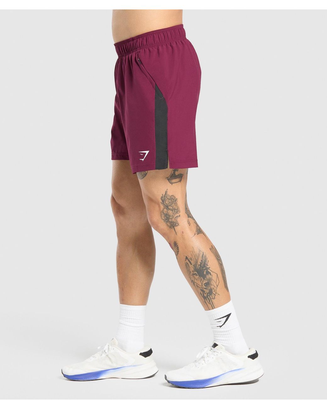 GYMSHARK Pink Sport 7" Shorts for men