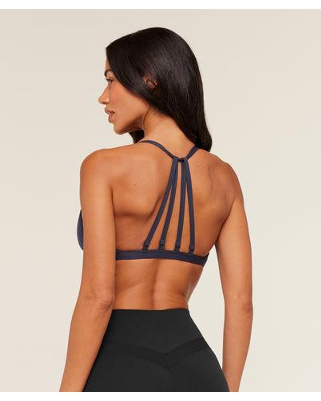 GYMSHARK Blue Minimal Sports Bra