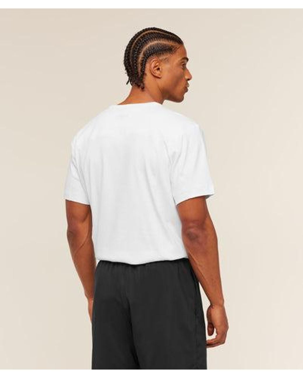 GYMSHARK White Off Duty T-Shirt for men
