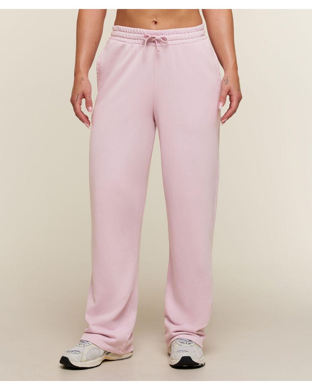 GYMSHARK Pink Power Straight Leg Pants