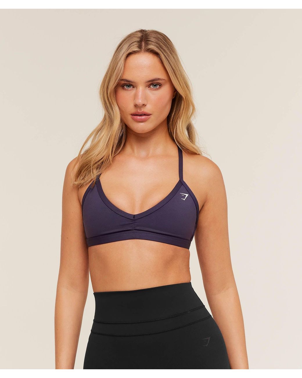 GYMSHARK Blue Minimal Sports Bra