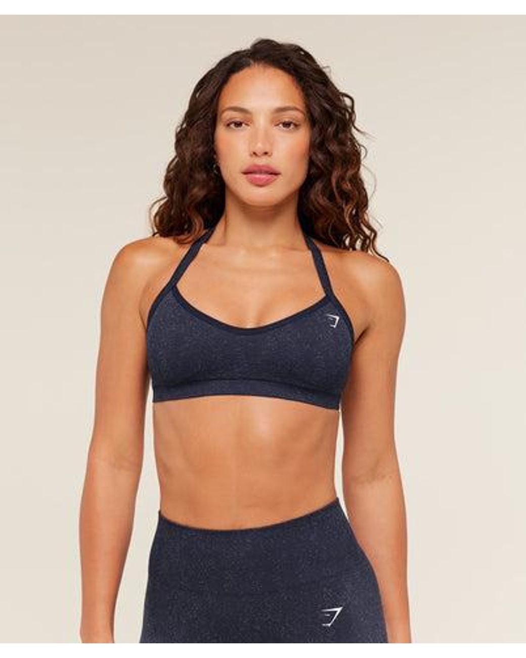 GYMSHARK Blue Adapt Fleck Sports Bra
