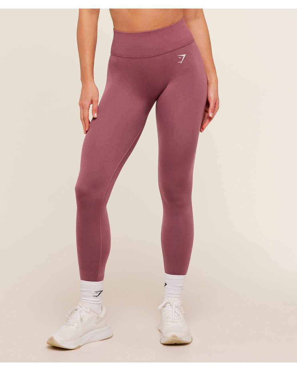 GYMSHARK Pink Relay Seamless High-Rise Leggings