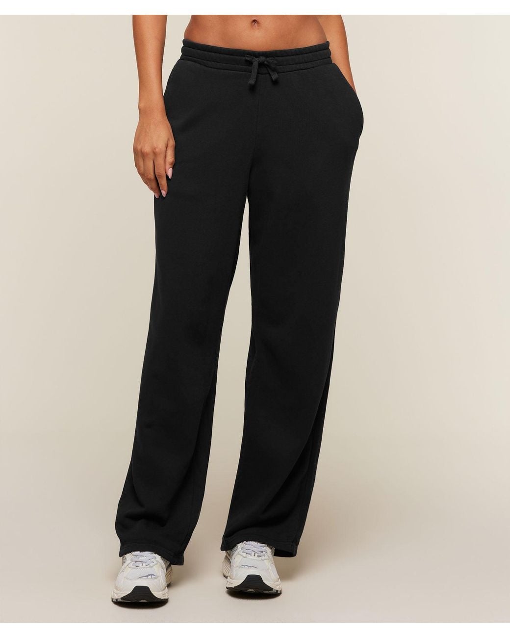 GYMSHARK Black Power Straight Leg Pants Tall