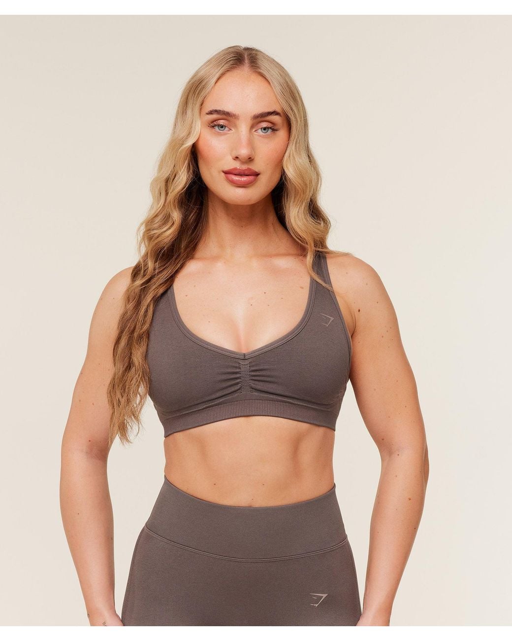 GYMSHARK Red Lift Seamless Sports Bra