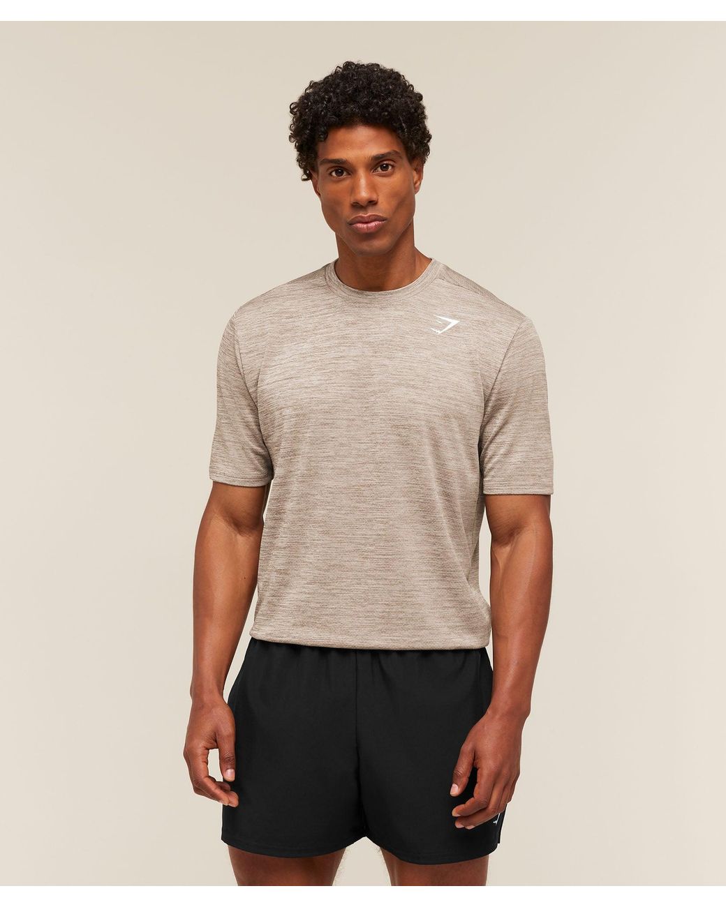 GYMSHARK Natural Arrival T-Shirt for men