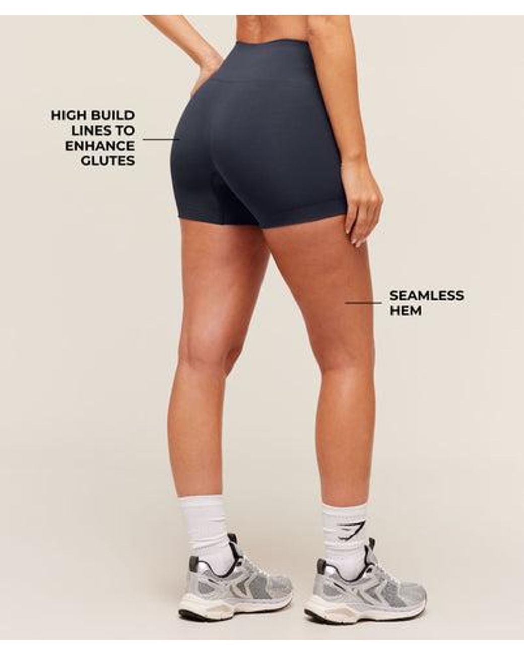 GYMSHARK Blue Soft Sculpt Shorts