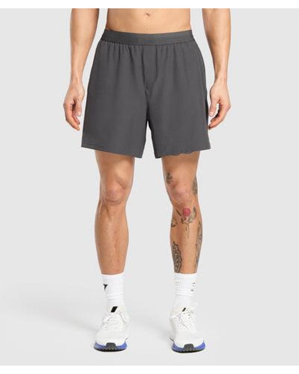 GYMSHARK Gray Land To Water 6" Shorts for men