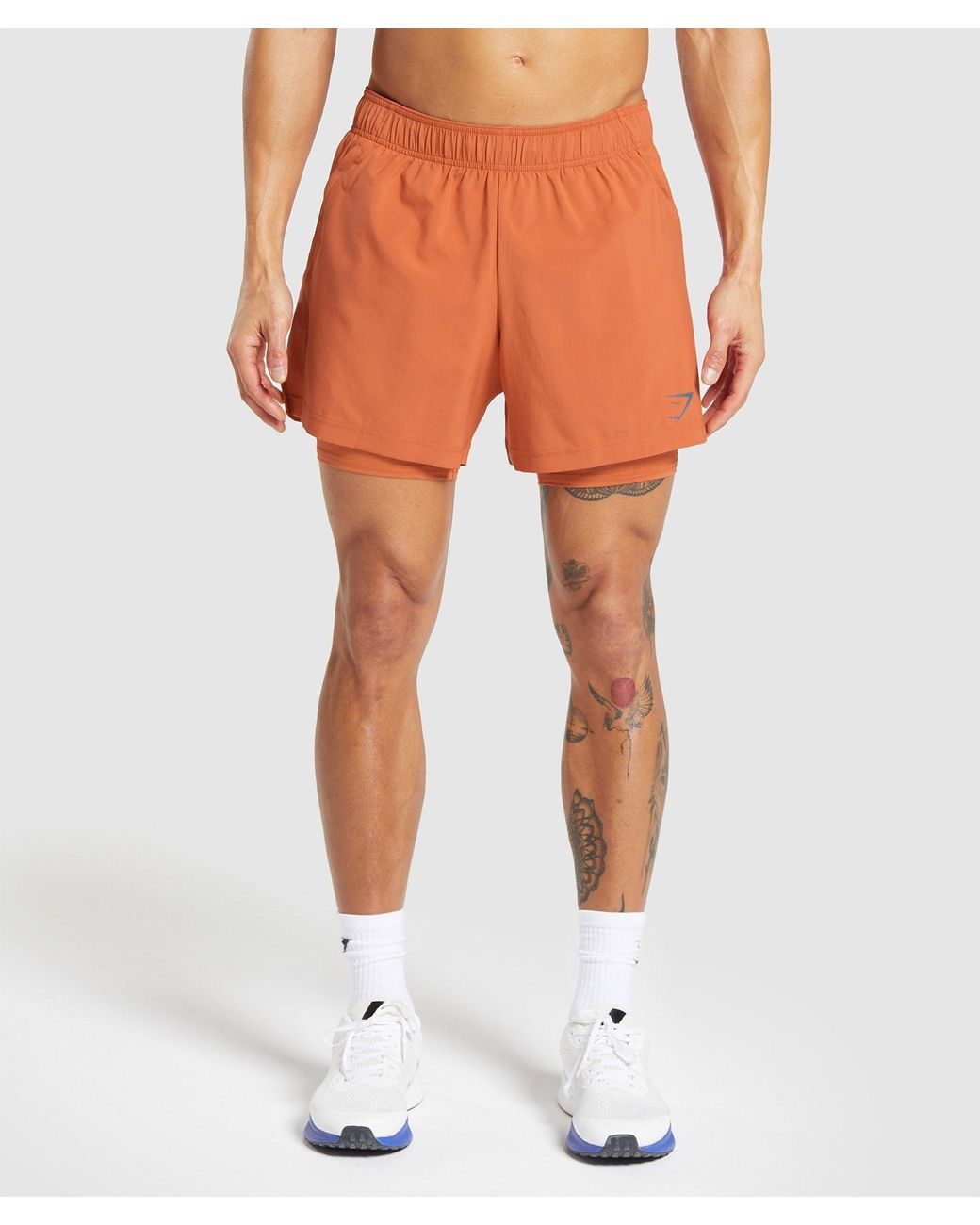 GYMSHARK Orange Sport 5" 2 for men