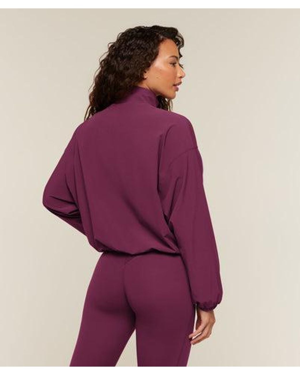 GYMSHARK Purple Track Jacket