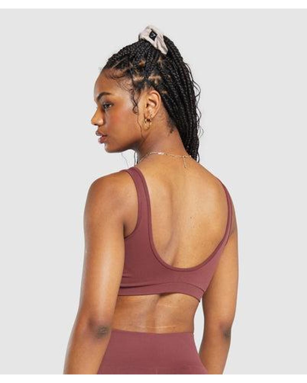 GYMSHARK Red Everyday Seamless Sports Bra