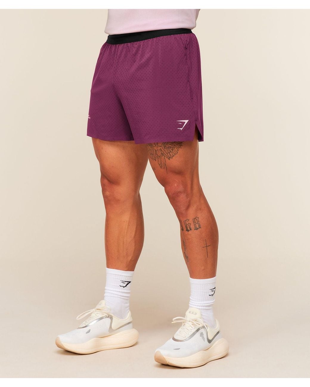 GYMSHARK Pink Conditioning Club 4" Shorts for men