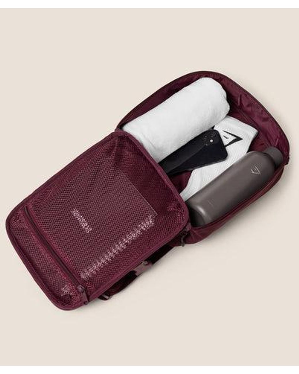 GYMSHARK Red Mini Tactical Backpack