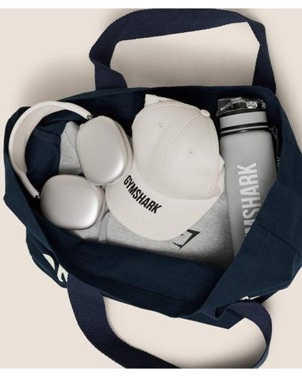 GYMSHARK Blue Slogan Tote