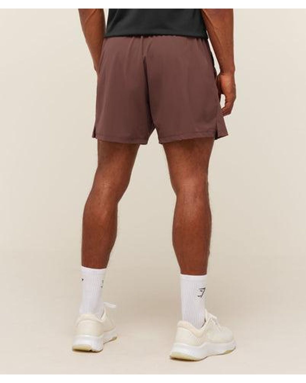 GYMSHARK Brown Hybrid 6" Short for men